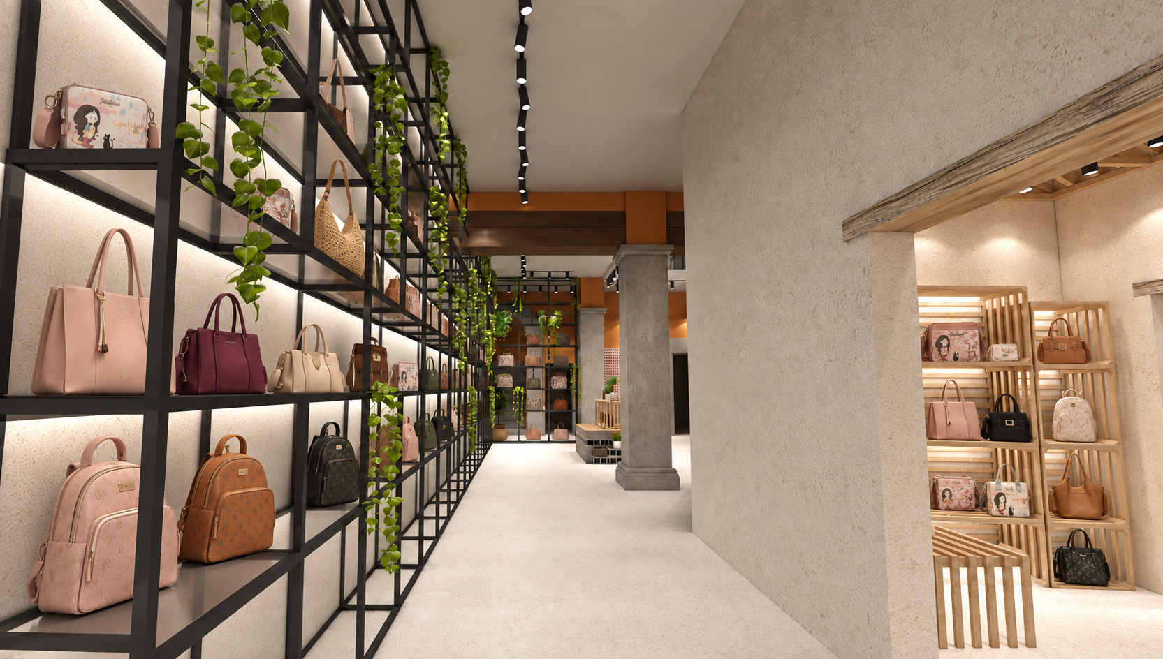 Interior del showroom MissBag