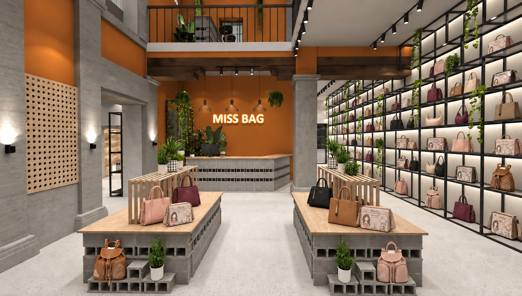 Sala principal del showroom MissBag