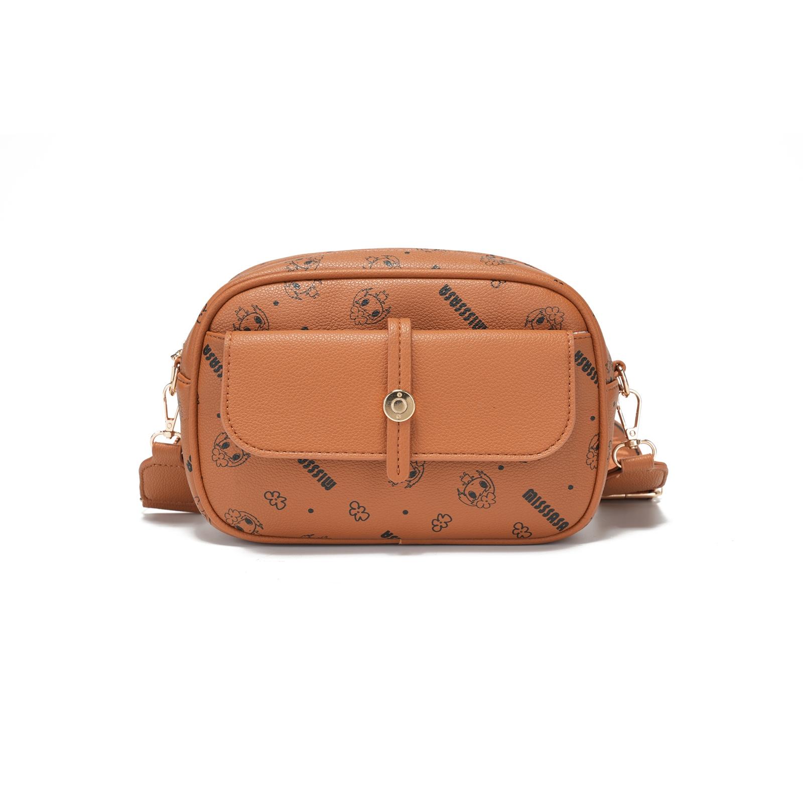 Cartera Bandolera Bandoleras Mano para Mujer Cuero Ecológico con Diseño Floral y Cierre de Cremallera Regalo Ideal para Ocasiones Especiales