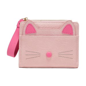 Miss Unique Cartera Mujer Compacta con Cremallera y Ventana de ID, Múltiples Ranuras para Tarjetas, Estilo y Funcionalidad
