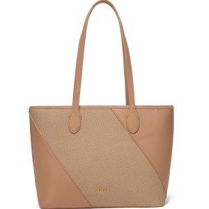DEYCE Tendencia 2026: Bolso Tote con Diseño de Patchwork y Color Neutral