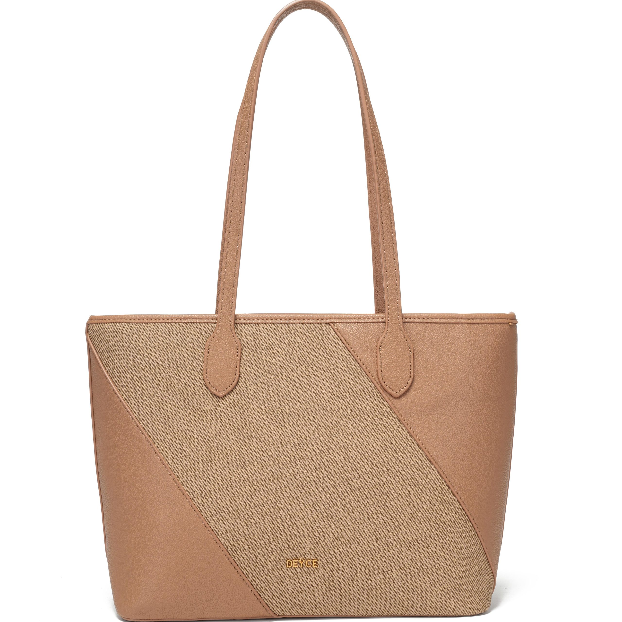 DEYCE Tendencia 2026: Bolso Tote con Diseño de Patchwork y Color Neutral