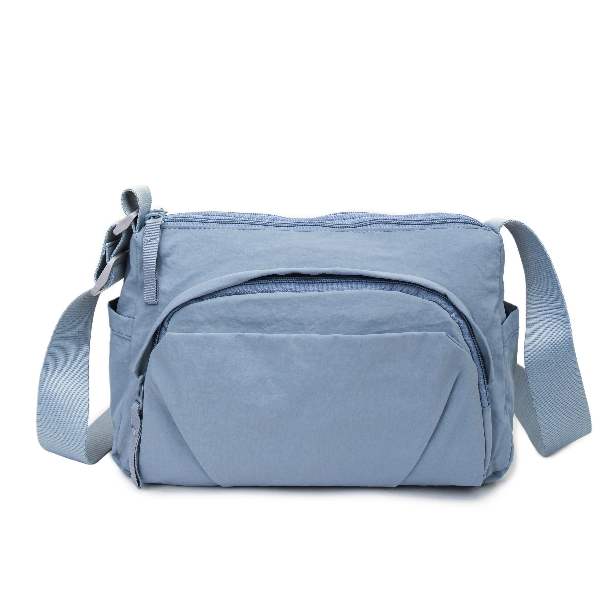 Miss Unique Bolsa Bandolera Mujer Nylon Ligera Gran Capacidad Múltiples Bolsillos Hombro