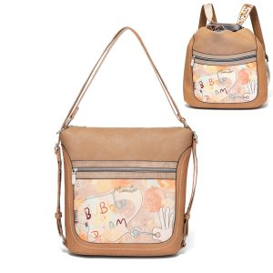 Mochila Miss Lee Con diseño Cierre Y Correa, Modos Ajustables De Un Solo Hombro Y De Dos Hombros, Bolsos de hombro y mochilas