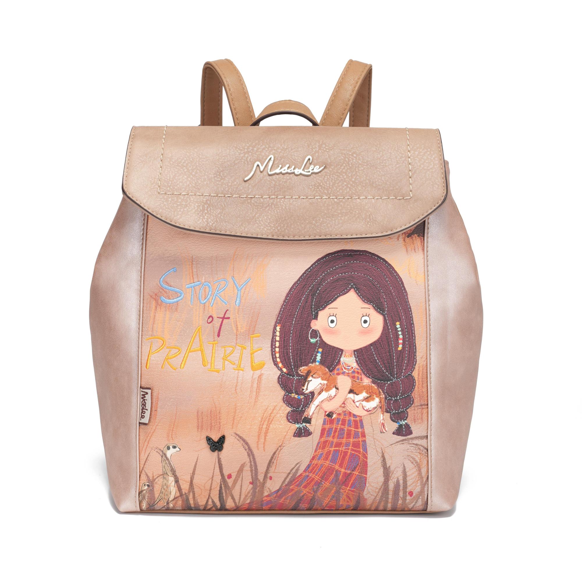 Mochila MissLee Con Diseño Correa Ajustable