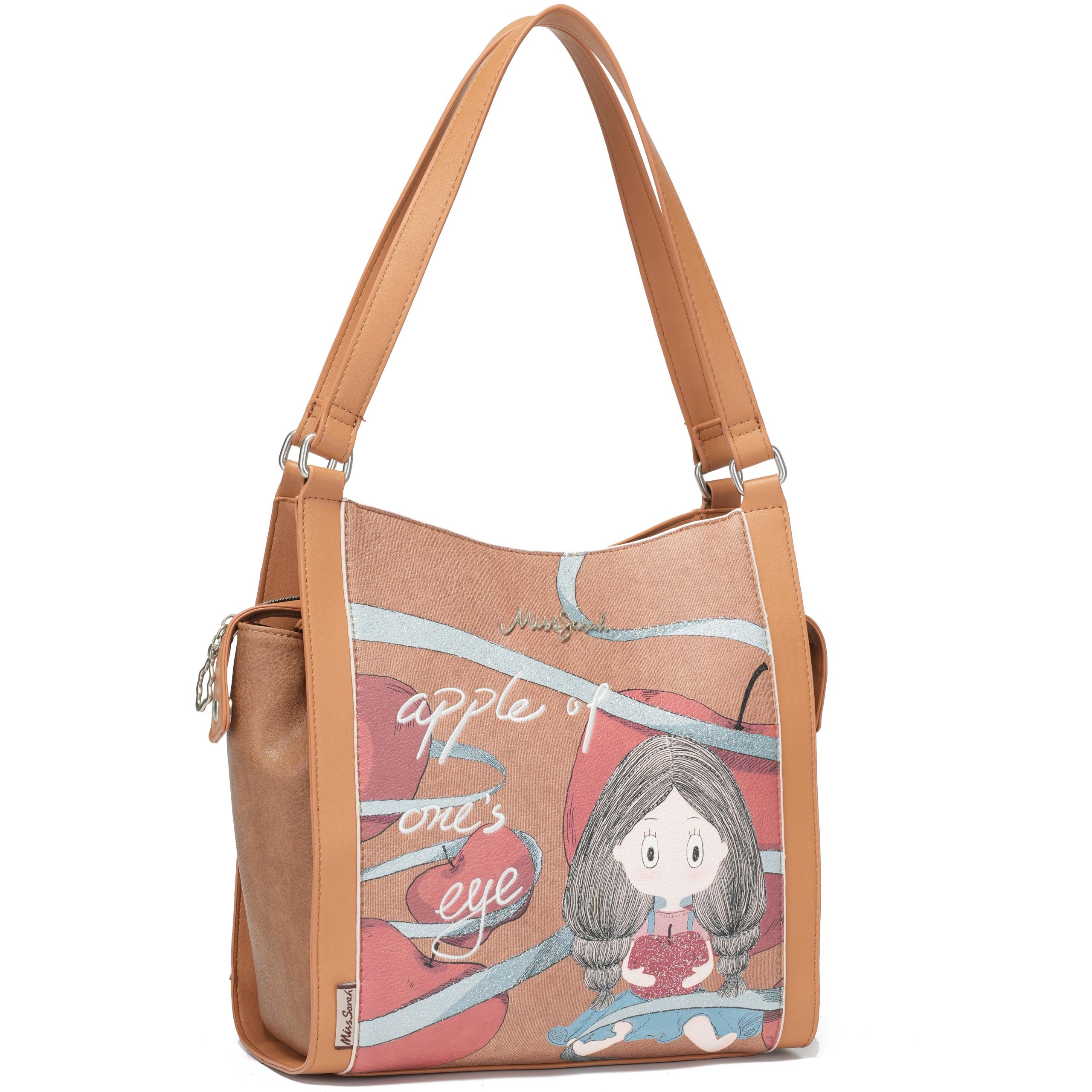 Bolso Tote tipo cubo vertical / Bolsa hombro bucket, Gran capacidad, múltiples compartimentos, cierre con cremallera, indispensable para el trabajo, la opción favorita de la mujer urbana