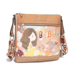 Bandolera Miss Lee Tipo Tote Bag Con Diseño En Ambos Lados