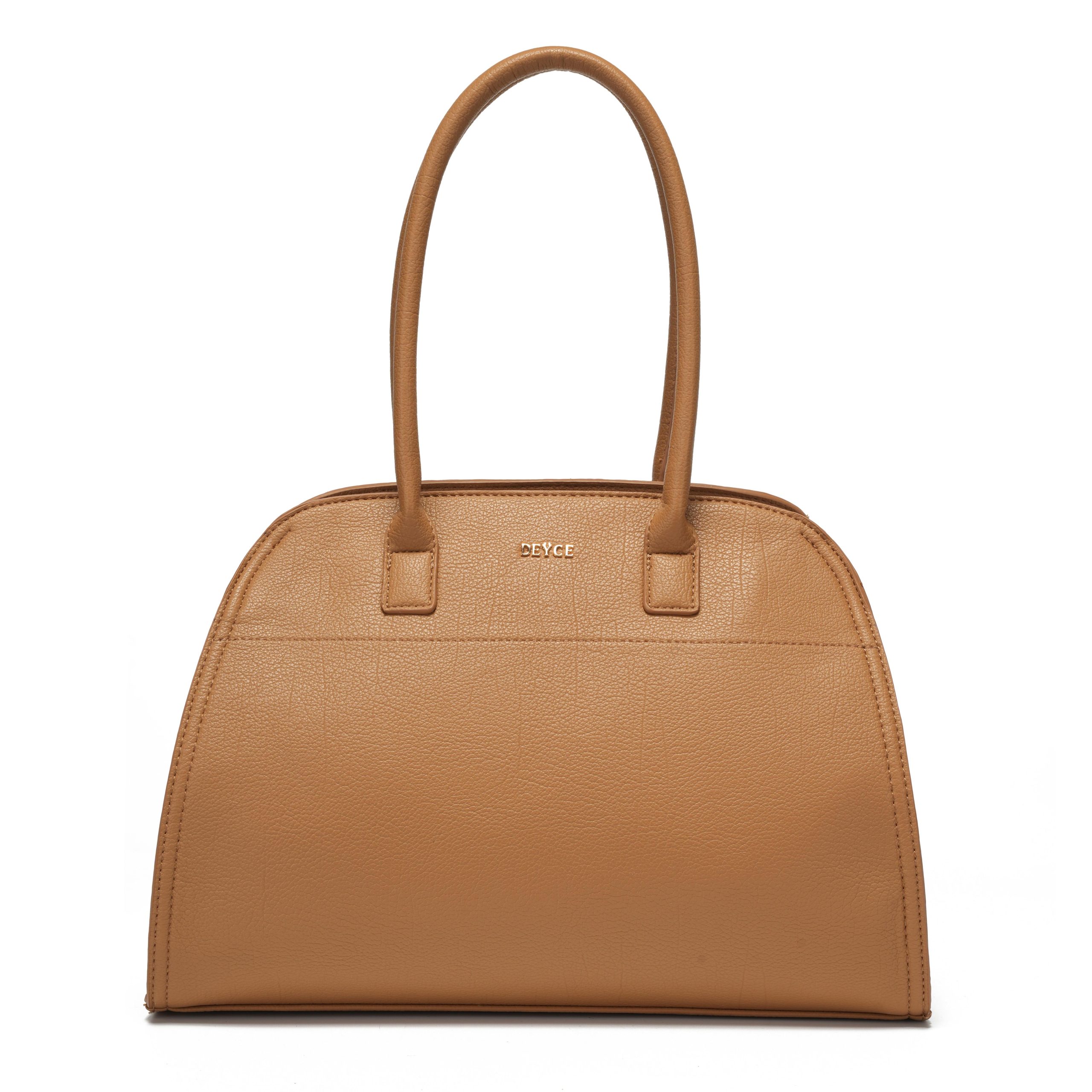 DEYCE Bolso Mujer Grande de Mano y Hombro, Bolsa Elegante con Asa Cómoda, Piel Sintética Texturizada, Ideal para Trabajo, Diario y Salidas