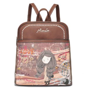 Mochila Misslee con Diviciones y Correa Ajustable, Impermeable, Múltiples Bolsillos, Gran Capacidad, para Escuela, Evento, Fiesta, Etc..
