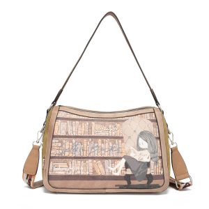 Bolsa Mujer Miss Lee, Bandoleras Bag, Con Correa Ajustable y Multiple Compartimento, Múltiples Bolsillos, Impermeable, Gran Capacidad