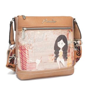 Bandolera Miss Lee Tipo Tote Bag Con Diseño En Ambos Lados, Multicapa, Gran capacidad