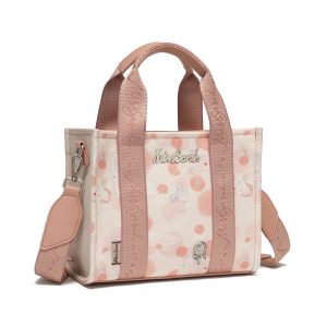 Bolsa Tote Cuadrada MissSarah, tirante ancho no aprieta el hombro, uso mano y crossbody, bolso pequeño con gran capacidad
