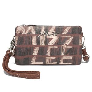 MissBag Bolso Misslee Tamaño Chico, Con Correa Ajustable y Divisiones
