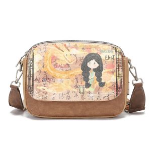 Bolso CrossBoddy Miss Lee Con Diseño Y Divisiones