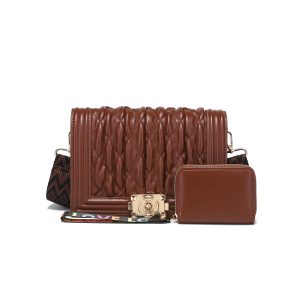 Miss Unique Bandoleras para Mujer Bolso Acolchado con Broche de Presión Versátil para Uso Diario  ¡Con Monedero GRATIS