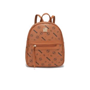Mochila de Mujer Original de Cuero Sintético Tipo Gran Capacidad, Compatible con Laptop