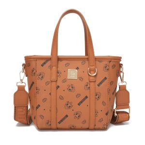 Bolso MISSSASA, De Mano Bandolera, Con Forma De Cesta Y Gran Capacidad, También Se Puede Llevar Cruzado, Su Diseño De Grafiti Es Divertido, Bonito, Sencillo Y Elegante, Ideal Para Viajes Diarios