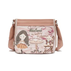 MissBag Bolsa Cruzada MissSarah para Mujer – Piel Sintética Impermeable, Bandolera y Hombro, Correa Ajustable, Diseño Elegante, Ideal para Salir y Regalar