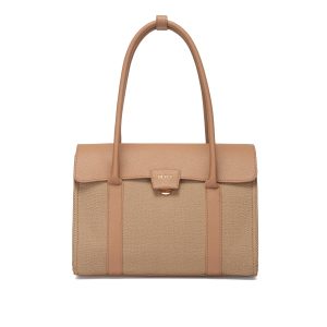 DEYCE Bolso Tote Mujer Grande Elegante con Asa Larga | Bolsa Amplia para Oficina, Trabajo y Diario