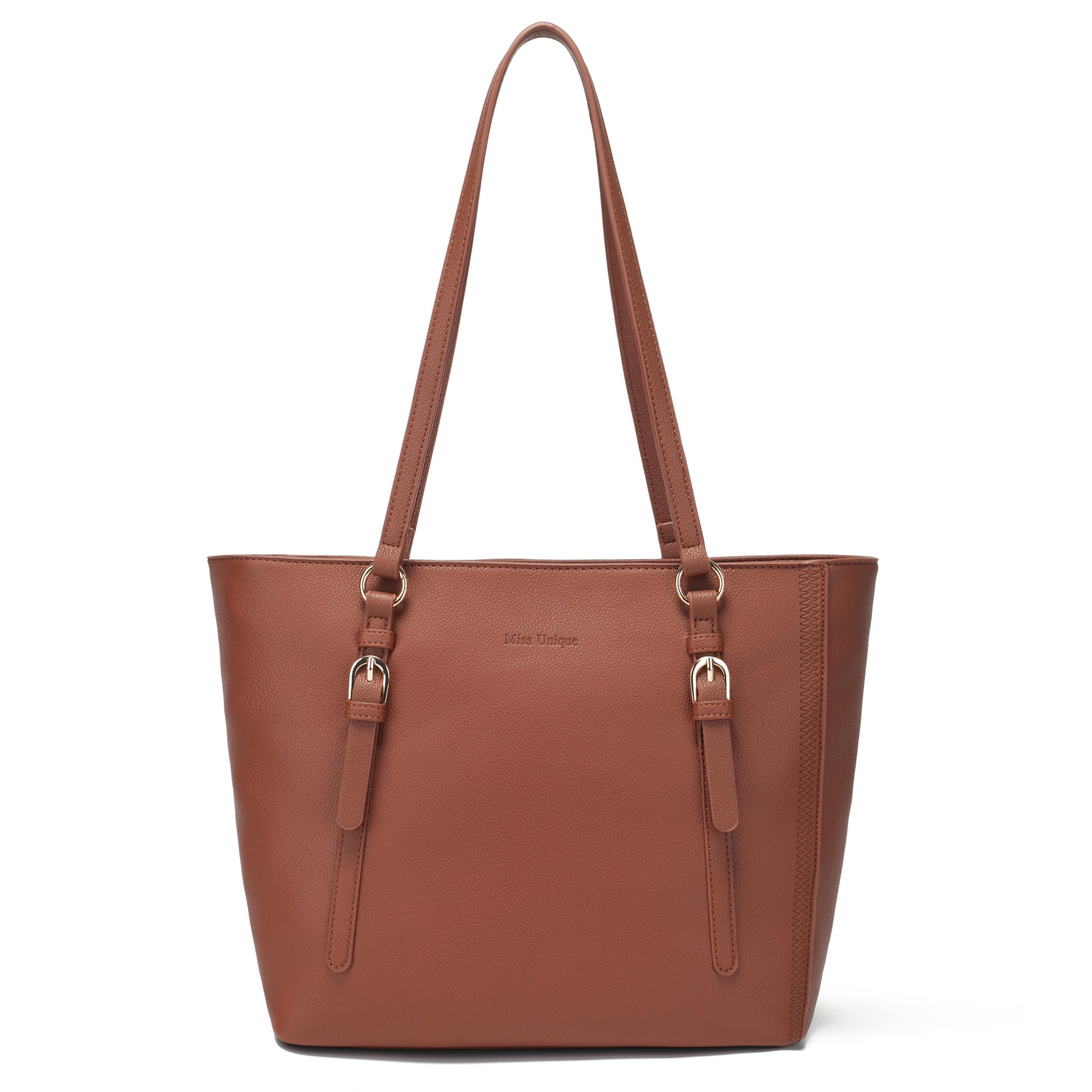 Miss Unique Bolso Tote para Mujer de Cuero Ecológico Premium Diseño Minimalista y Espacioso Ideal para Uso Diario y Trabajo