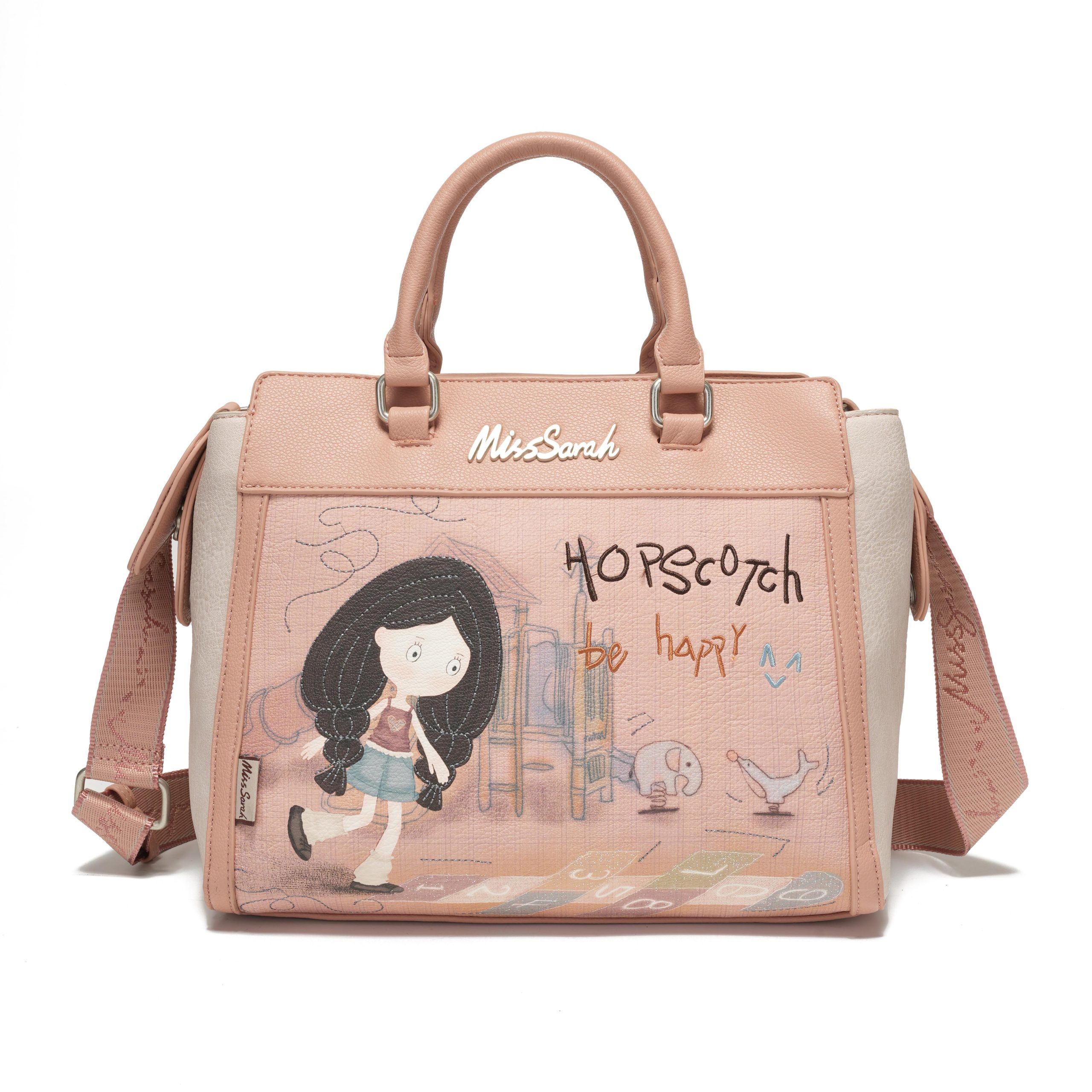 Bolsa de Mano MissBag, para Mujer, Gran Capacidad, Uso Diario y Oficina, 2 en 1 Bandolera y Cartera, Material PU Resistente al Agua, Diseño Original, 4 Colores, Ideal para Regalo