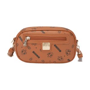 Cartera Bandolera Bandoleras Mano para Mujer Cuero Ecológico Regalo Ideal con Diseño Floral y Cierre de Cremallera