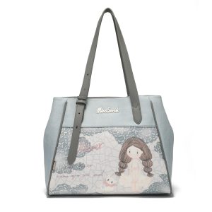 Bolsa Mamá-Bebé, Gran Capacidad, Ideal Para Mamás, Bolso de mano, Gran capacidad, Con cremallera, Sistema antirrobo, Puede contener tabletas, paraguas