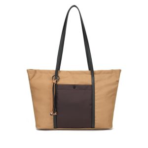 Bolso Tote Mujer DEYCE de Lona, Bolsa Casual con Gran Capacidad, Diseño Elegante para Trabajo, Universidad y Uso Diario