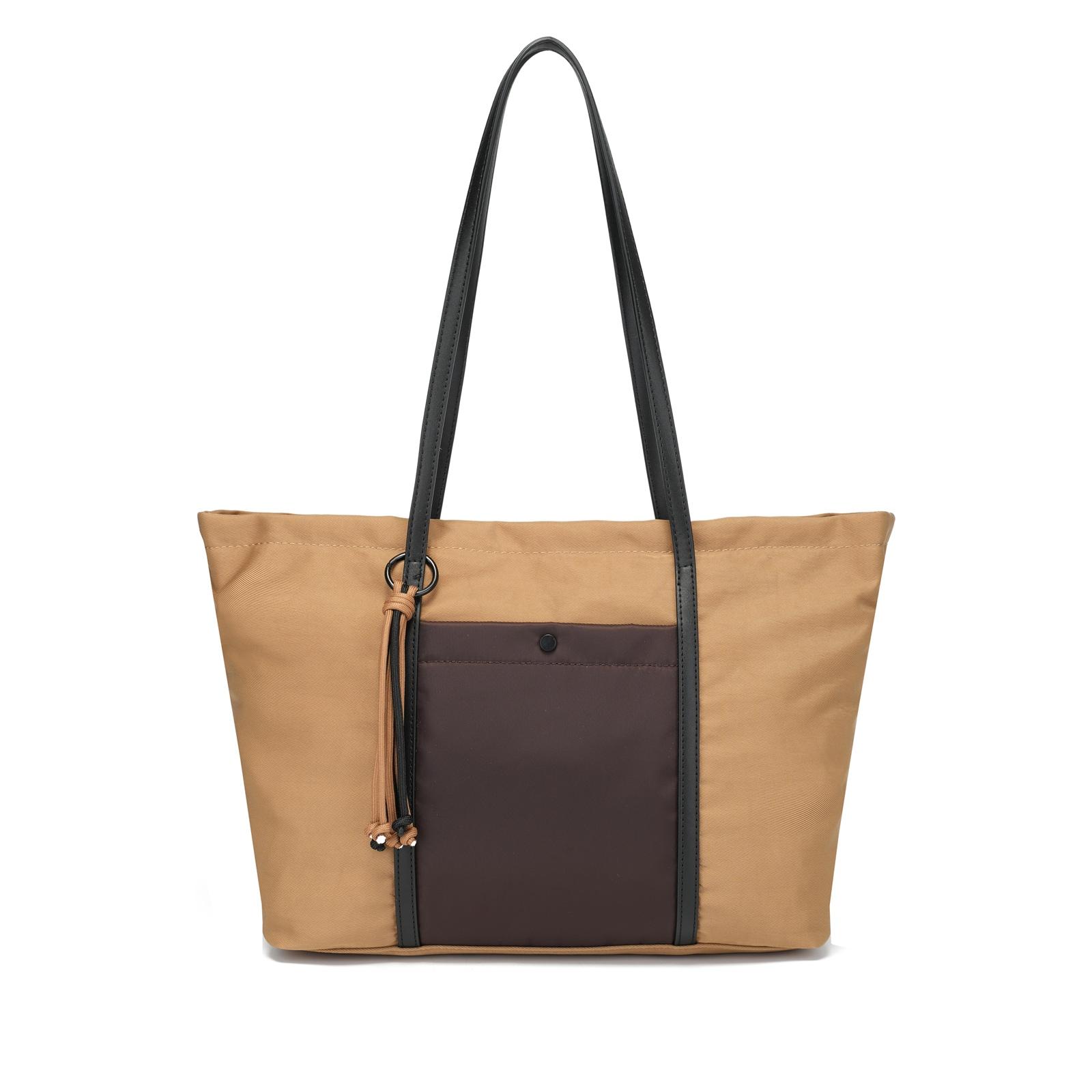 Bolso Tote Mujer DEYCE de Lona, Bolsa Casual con Gran Capacidad, Diseño Elegante para Trabajo, Universidad y Uso Diario