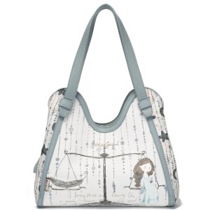 Bolsa de mano MissSarah HoboBag, tres compartimentos principales, abertura en media luna, diseño exclusivo, gran capacidad, ideal para trayecto laboral