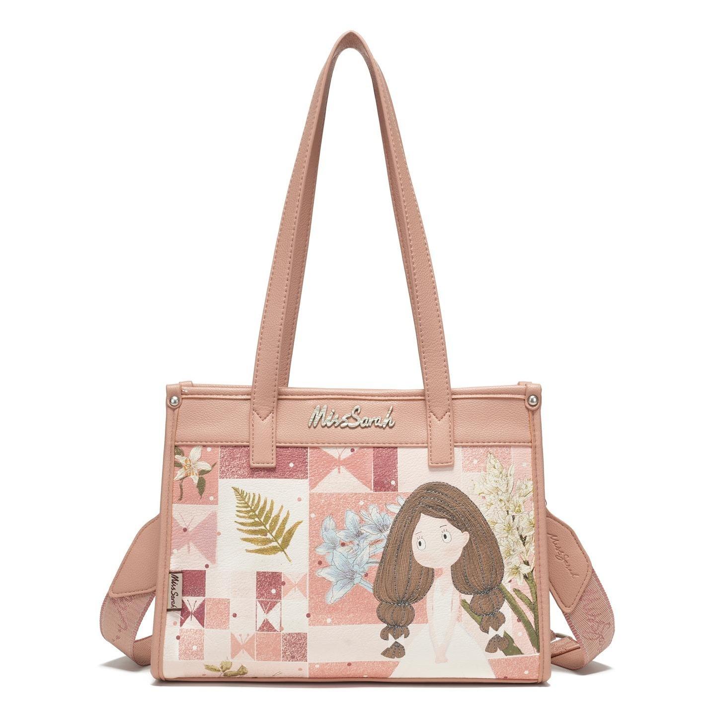 Bolsa Tote Mujer Gran Capacidad MissBag, Piel Sintética Resistente al Agua, Hombro o Bandolera, Forma Estructurada Elegante, 23x11x30cm